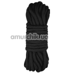Верёвка Behave Luxury Fetish Bind Love Rope, черная - Фото №1