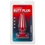 Анальна пробка Classic Butt Plug середня, червона - Фото №3