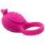 Виброкольцо Silicone Love Ring Dolphin, розовое - Фото №2
