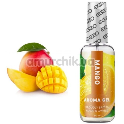 Оральный лубрикант EGZO Aroma Gel Mango - манго, 50 мл