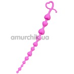 Анальная цепочка ToDo Anal Beads Long Sweety, розовая - Фото №1
