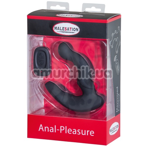 Вібростимулятор простати Malesation Anal-Pleasure, чорний