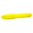 Вибратор Neon Luv Touch Ribbed Slims желтый - Фото №3