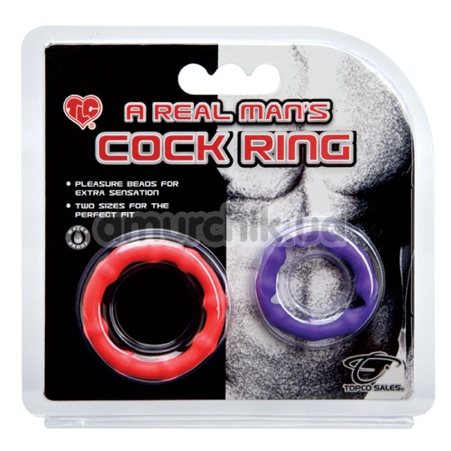 Набор из 2 эрекционных колец A Real Man's Cock Ring
