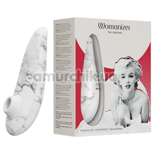 Симулятор орального сексу для жінок Womanizer The Original Marilyn Monroe, білий