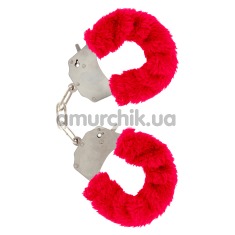 Наручники Furry Fun Cuffs, червоні - Фото №1