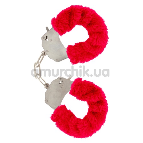 Наручники Furry Fun Cuffs, красные - Фото №1