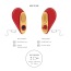 Симулятор орального секса для женщин Xocoon Heartbreaker 2-in-1 Stimulator, красный - Фото №10