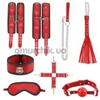 Бондажный набор sLash Hermes Bondage Set, красный - Фото №1