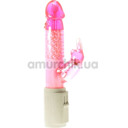 Вібратор Minx Powerslide Rabbit Vibrator, рожевий