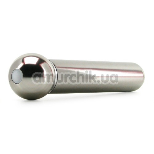 Вибратор Pure Aluminium Medium, серебряный