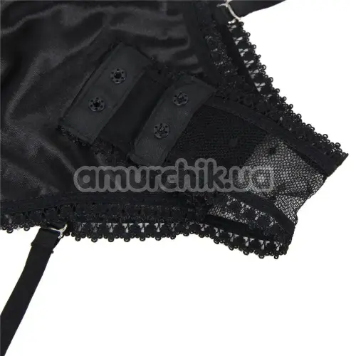 Боди Star Night Corset Mesh Bodysuit, черное
