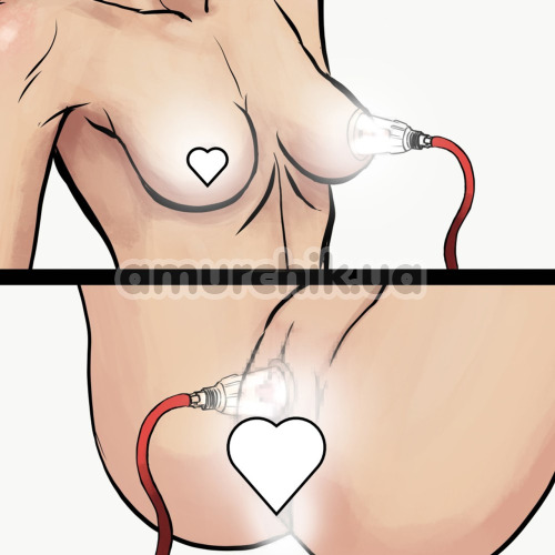 Вакуумна помпа для клітора і сосків Temptasia Clitoris A Nipple Pleasure Enhancement System, прозора