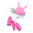 Анально-вагинально-клиторальный вибратор Tongue Lick Mimi Toy EG-009A3, розовый - Фото №0
