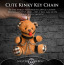 Брелок Master Series Gagged Teddy Bear Keychain - медвежонок, коричневый - Фото №7