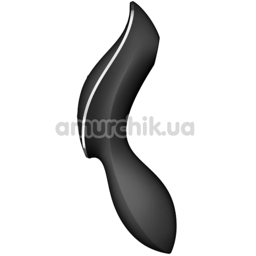 Симулятор орального секса для женщин с вибрацией Satisfyer Curvy Trinity 2, черный
