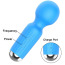 Кліторальний вібратор Boss Series Rechargeable Mini Massager, блакитний - Фото №3