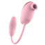Симулятор орального секса для женщин с виброяйцом Boss Series Leiothrix, розовый - Фото №3