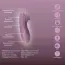 Симулятор орального секса для женщин с вибрацией Sweet Em Velvet Lure Air Kiss, фиолетовый - Фото №5