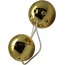 Вагинальные шарики Yam Balls, золотые - Фото №2