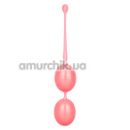 Вагинальные шарики Calextics Weighted Kegel Balls, розовые - Фото №1