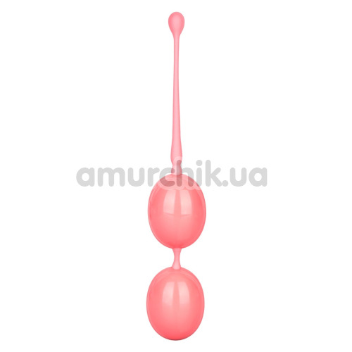 Вагинальные шарики Calextics Weighted Kegel Balls, розовые - Фото №1