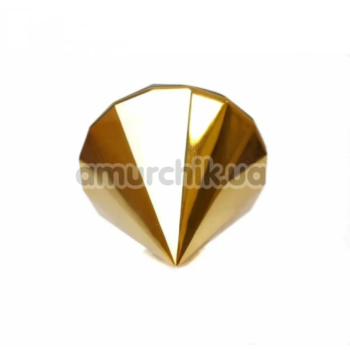 Симулятор орального секса для женщин Diamond Massager, золотой