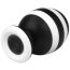 Анальна пробка Love Toy X-Missioner Butt Plug 5.5, чорно-біла - Фото №4
