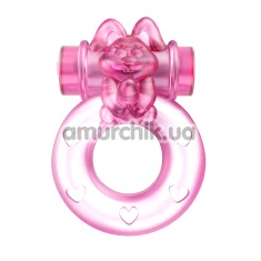 Виброкольцо Ring 010082A, розовое - Фото №1