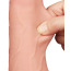 Фалоімітатор Sliding-Skin Dual Layer Dong 8.5, тілесний - Фото №14