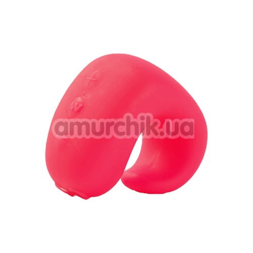 Насадка на палець з вібрацією Gring, рожевий