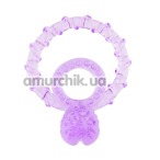 Эрекционное кольцо BasicX двойное, фиолетовое - Фото №1