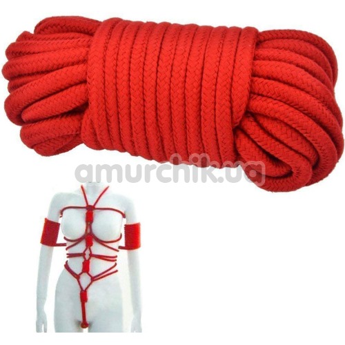 Мотузка sLash Bondage Rope Red, червона