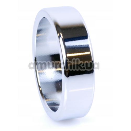 Эрекционное кольцо Boss Series Metal Cock Ring Large, серебрянное