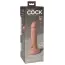 Фаллоимитатор King Cock Elite 6 Dual Density Silicone Cock, телесный - Фото №5