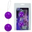Вагинальные шарики Twins Ball, фиолетовые - Фото №5