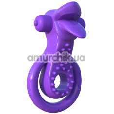 Виброкольцо Fantasy C-Ringz Lovely Licks Couples Ring, фиолетовое - Фото №1