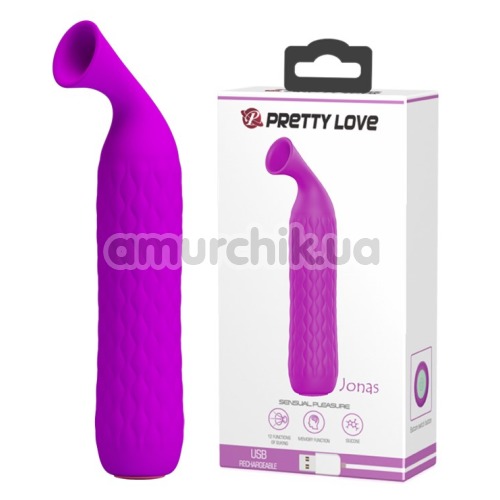 Симулятор орального секса для женщин Pretty Love Jonas, фиолетовый