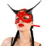 Маска дьявола Art of Sex Lucifer Mask, красно-черная - Фото №3