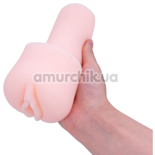 Насадка на помпу в виде вагины Men Powerup Vagina длинная, телесная