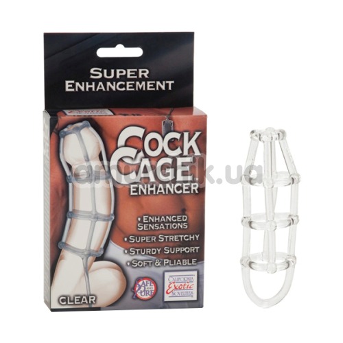 Насадка на пенис Cock Cage Enhanger, прозрачная