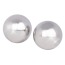 Вагінальні кульки Ben Wa Authentic Love Balls, срібні - Фото №2