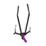 Страпон Dillio 6 Inch Strap-On Suspender Harness Set, фіолетовий - Фото №0