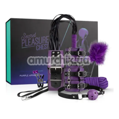 Бондажний набір Loveboxxx Secret Pleasure Chest Purple Apprentice, фіолетовий - Фото №1