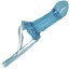 Порожнистий страпон Inflatable Dildiee, блакитний - Фото №1