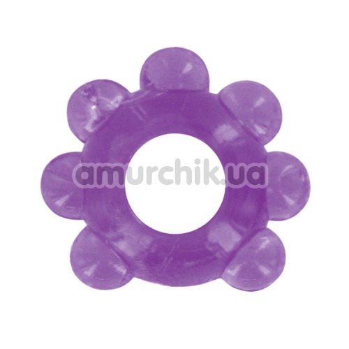 Эрекционное кольцо Love Ring Flexible Erection Ring, фиолетовое - Фото №1