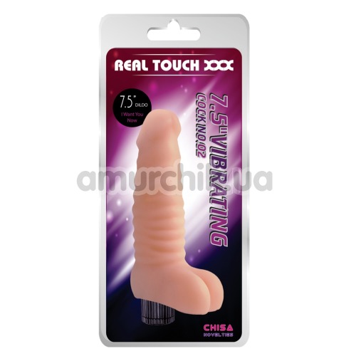 Вібратор Real Touch XXX No.02 7.5, тілесний