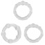 Набор из 3 эрекционных колец Renegade Intensity Rings, прозрачный - Фото №1