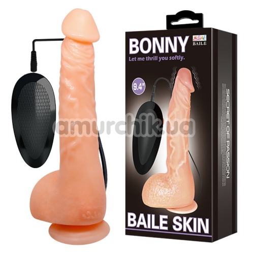 Вібратор Bonny Baile Skin 9.4, тілесний