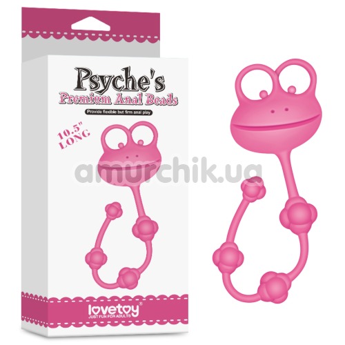 Анальная цепочка Lovetoy Psyches Premium Anal Beads, розовая